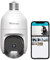 Vimtag 2.5K Light Bulb Camera, 360° WiFi Security Cameras, Color Night Vision, AI Detection, 2-Way-Talk, Local/Cloud Storage, 4MP Outdoor Indoor Camera Wireless Support E27 Light Bulb Socket