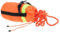 LOVIVER Water Throwable Throw Bag Floating Throwing Line Reflective 8mm Dia Flotation Device Portable Fishing Boat Rafting Throw Line, 21m Rope