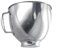 EpheyFIF Bol mélangeur en acier inoxydable pour Kitchenaid 4,5 QT et 5QT Series Bol mélangeur en acier inoxydable avec poignée Accessoires de mélangeur de rechange