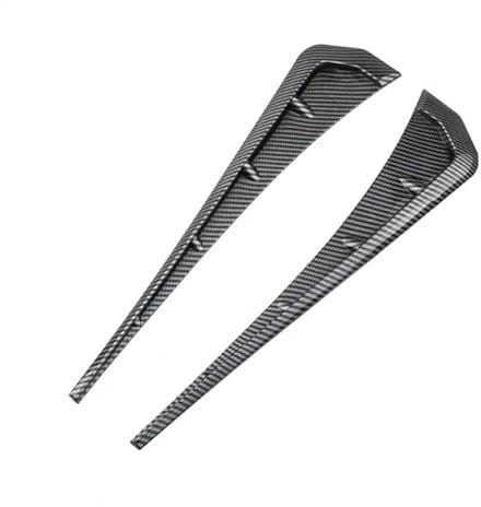 CAKYSE Motorhauben Vent 2 Stücke Universal Side Vent Auto Seite Luftstrom Ansaugloch Grille Side Vent Dekoration Für SUV Für ATV Für Van