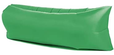 Aufblasbares Sofa - Wasserdichtes Luftsofa, Sofa Aufblasbar Reißfestem Gewebe von bis zu 200kg, Tragbares Wasserdichtes Aufblasbare, Air Lounger für Camping, Park, Strand, Hinterhof(Dunkelgrün)