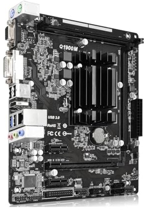XYYZXKL schede Madri CPU Quad-Core J1900 Integrata Fit for ASRock Q1900M A Basso Consumo DDR3 (invio Casuale Dell'aspetto del Marchio)