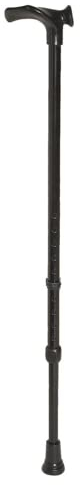 Rebotec Handy anatomischer Gehstock, schwarz Links