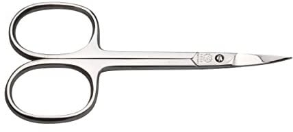 Sonnenschein by Hans Kniebes – gebogene Hautschere – extra präzise, robuste Nagelhautschere – rostfreier Edelstahl – glanzpoliert