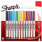 Sharpie-Permanent Marker mit ultrafeiner Spitze, 12er Packung, farblich sortiert