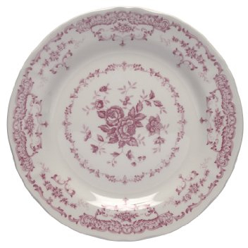 Bitossi Home BID2, Set di 6 Piatti per Frutta, Rosa
