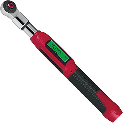 ACDelco ARM331-2I 1/4 Digital Torque Wrench (2.5-25 Nm) with Buzzer, Vibration, Flash Notification, Foam-Lined Steel Protective Case & ISO 6789 Standard Certificate of Calibration