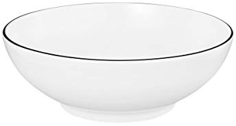 Seltmann Weiden Lido Black Line Dessertschale Rund, Schwarz
