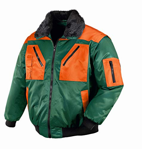 teXXor 4178-XXL Pilotenjacke Oslo, Größe XXL, Grün/Orange