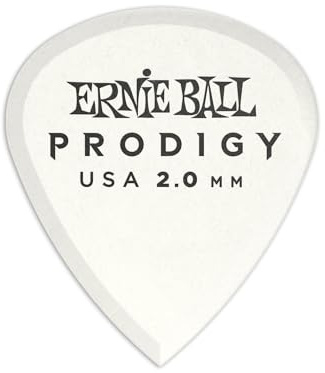 Ernie Ball 2.0 mm White Mini Prodigy Picks 6-Pack
