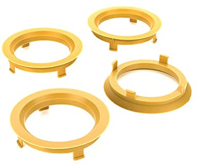 LST 4x Zentrierringe Distanzringe Ocker für Alufelgen Ø 57,1 mm - Ø 70,1 mm