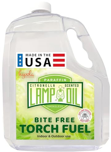 Hyoola Paraffin Citronella Lamp Oil, 1 Gallon