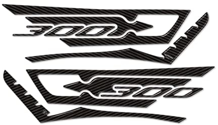labelbike - 3D Sticker Kit Scooter X max 300 Schutz für Yamaha Xmax 300 - Carbonoptik