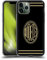 Head Case Designs Offizielle AC Milan Schwarz Und Gold Wappen Soft Gel Handyhülle Hülle kompatibel mit Apple iPhone 11 Pro