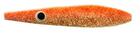 Balzer Colonel Z Seatrout Inliner Blinker - Meerforellenblinker, Länge/Gewicht:9cm / 26g, Farbe:Orange/Gelb Glitter