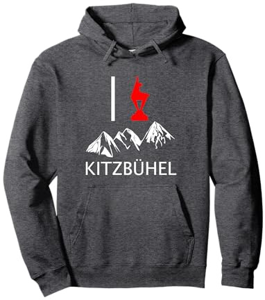 I love Kitzbühel Apres-Ski Tirol Austria Berge Pullover Hoodie