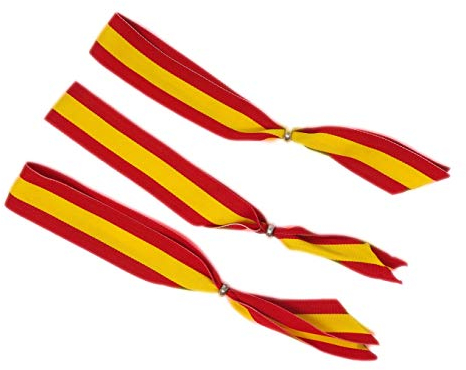 3er-Pack Auto-Rückspiegel Farben Gelb und Rot Farben Spanien Flagge Bandera de España fanartikel football fußball fanartikel