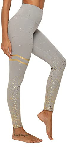 DEEWISH Damen Leggings, Frauen Yogahose Sport-Leggings Jogginghose | Schwarz, Grau | XL | Ultra Soft & Non See-Through | Tummy Control & High Waist | Yoga, Workout
