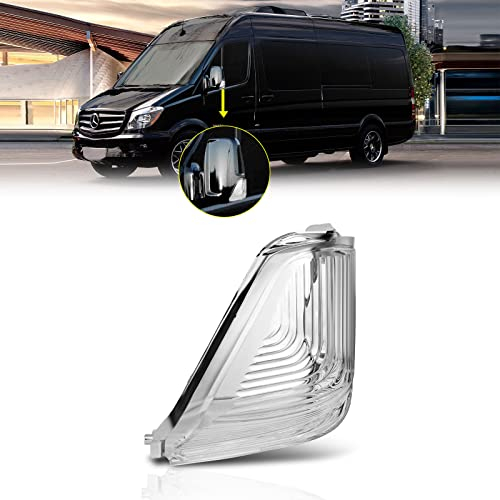 TangMiGe Blinker für Mercedes Benz MB Sprinter 906 06/2006-01/2018, 907/910 02/2018-up; Volkswagen VW Crafter 30-50 (2E) 2006-2016, 1 Stück Links, Spiegel Blinker Seitenblinker Blinkleuchte.