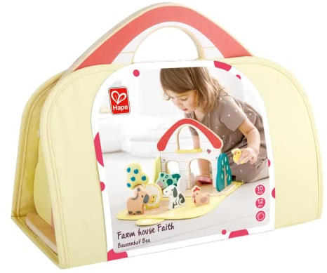 Hape Bauernhof Bea - farbenfroher Holzbauernhof für die Kleinsten