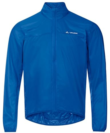 VAUDE Fahrradjacke Matera Air Jacket - ultraleichte Windjacke Herren 150 g, wasserabweisende Windjacke Rennrad Herren, winddichte & atmungsaktive Sportjacke - signal blue, XXL