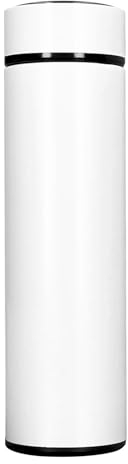 Serlium Botella De Boca Ancha Aislada Al Vacío Clásica, Botella De Agua Caliente De Acero Inoxidable con Taza Térmica Al Vacío De 500ML con Fuga De Té para Viajes Al Aire Libre