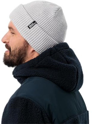 Jack Wolfskin Unisex Night Hawk Beanie-Mütze, Moonwalk, one Size