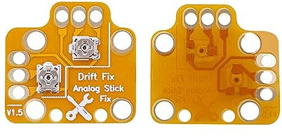 Gamepad Controller Analog Stick Drift Fix Mod Ersatz Kompatibel mit Sony PS4 PS5 / Xbox One / Xbox Series S/X (Gold, 1 Stück)