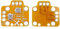 Gamepad Controller Analog Stick Drift Fix Mod Ersatz Kompatibel mit Sony PS4 PS5 / Xbox One / Xbox Series S/X (Gold, 1 Stück)