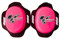 PRORACER Ginoccho a pretezione Ginocchiera Saponetta per tuta con logo (1, Rosa, Taglia unica)