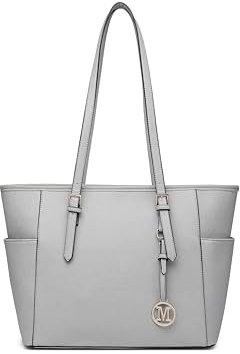 Miss Lulu Damen Handtasche Groß Shopper Tasche Mode Schultertaschen Tote Bag für Schule Arbeit Freizeit