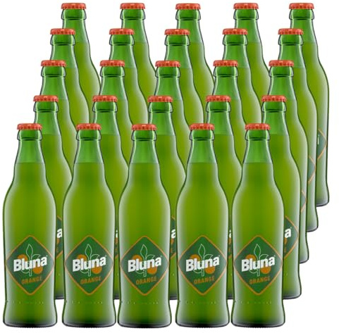 Bluna Orange Limonade 25 Flaschen je 0,33l incl Mehrweg Pfand