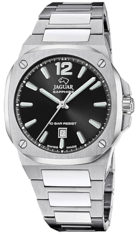 Jaguar Schwarzer männerschweizer Uhr rc.