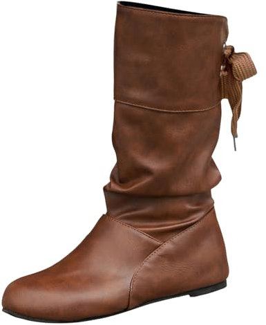 Stivaletti Donna Bassi Stivaletti Donna Tacco Basso Stivali Estivi Donna Morbidi Stivaletti Donna Neri Bassi Stivali Equitazione Donna Stivali Alti con Tacco Stivali Texani Stivali