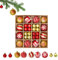 Weihnachtskugeln 44 Stücke, funkelnd weihnachtsbaumkugeln bruchsicher, Kunststoff Christbaumkugeln Deko Weihnachten, Christbaumkugeln Weihnachtsbaumkugeln Klassische (red Gold)