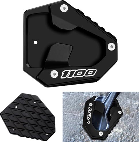 Modeer Kompatibel mit Hon.da NT 1100 / NT1100 DCT 2022 2023 2024 2025 Motorrad CNC seitenständer Fußseiten Verlängerungspolster nt 1100 Zubehör (1100-Schwarz)