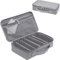 Lolalet Travel Sunglasses Case, 7 Slots Hard Traveling Sunglasses Organizer Bag Multiple Pairs Portable Carrying Eyeglasses Eye Wear Glasses Storage Holder for Men Women -Grey