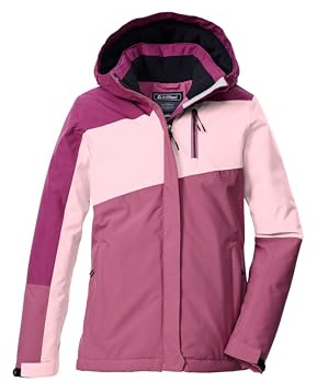 Killtec Mädchen Kow 218 Grls Jckt Funktionsjacke/Outdoorjacke mit Kapuze und Schneefang