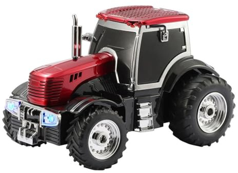 Puleuroy -560 Tractor Wireless Bluetooth Speaker LED Light Support TF Card FM Radio Stereo Music Player Bluetooth Speaker A