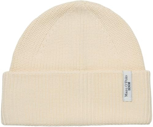Marc OߴPolo Denim Damen Strickmütze aus Bio-Baumwolle mit Logo
