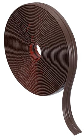 PATIKIL Wall Corner Protector 20mm x 6 Meters, Self Adhesive Wall Corner Guard Edge Protector Flexible Inside & Outside Corner Molding Trim for Ceiling Countertop, Coffee