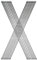 VEVOR Gerüst-Querstrebe, 1,8 m x 1,2 m, 8 Stück, massiver Karbonstahl, X-förmiges Gerüst-Sicherheitszubehör mit rostfreier und korrosionsbeständiger verzinkter Oberfläche, Silber