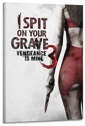 ZLHNBWL I Spit On Your Grave Movie Poster Poster Decorative Painting Canvas Wall Posters And Art Picture Print Modern Family Bedroom Decor Posters 08x12inch(20x30cm)