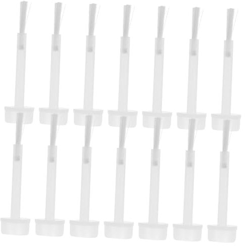 NIYANGLE 100pcs Nail Polish Replacement Brush Liquid Gel Manicure Tools for Nail Art Application for Diy Home Salon Use