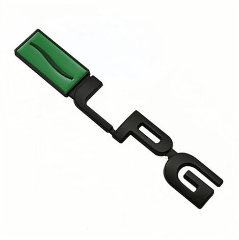 Generisch 3D Metall LPG ECO Logo Auto Refit Emblem Tür Aufkleber Abzeichen Auto Körper Dekor Aufkleber(LPG Black)