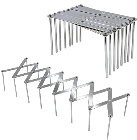 Gutol 2-teiliger Deckelhalter, verstellbarer Rippchenhalter aus Edelstahl, Ersatz-Rippchengestell, Aufbewahrungsorganizer für Topfdeckel