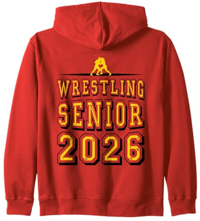 Wrestling Senior 2026 Graduation Kapuzenjacke