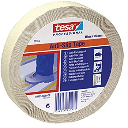 TESA 60953-00000-00 - Cinta Antideslizante - 15m x 25mm Amarilla fluoresc.