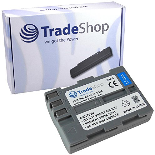Batteria agli ioni di litio, sostituisce Nikon EN-EL3 EN-EL3e EN-EL-3 EN-EL-3e ENEL-3 ENEL-3e per Nikon D80 D80s D90 D200 D200s D300 D700 D900 D-80 D-80s D-90 D-20 D-200 D-20 D-20 D-200 D-20 D-200