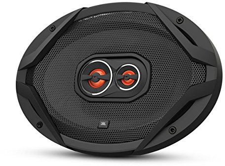 JBL GX963 300W 6 X 9 3-Way GX Series Coaxial Car Loudspeakers (Pair of 2, 600W Total),black